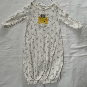Mudpie giraffe convertible sleep gown/suit